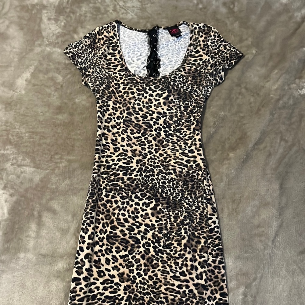 Soft Cotton Cheetah Dress